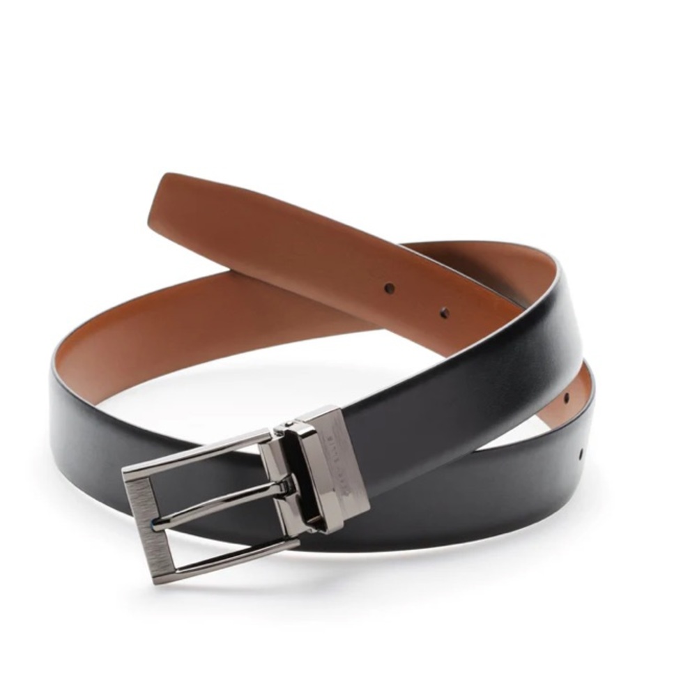 ⭐️ Reversible Black / Brown Leather Belt